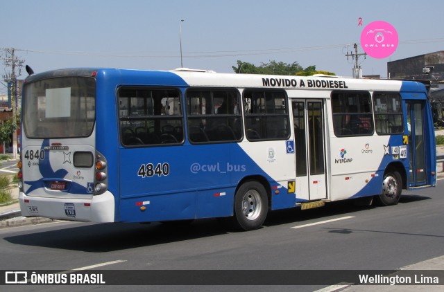 Onicamp Transporte Coletivo 4840 na cidade de Campinas, São Paulo, Brasil, por Wellington Lima. Número da foto: #12483022.