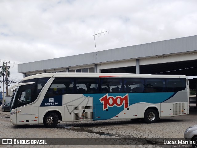 Auto Viação 1001 RJ 108.244 na cidade de Campos dos Goytacazes, Rio de Janeiro, Brasil, por Lucas Martins. Número da foto: #12485723.