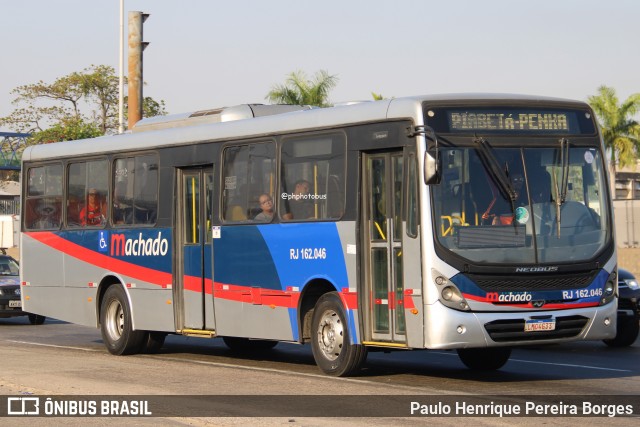 Transportes Machado RJ 162.046 na cidade de Duque de Caxias, Rio de Janeiro, Brasil, por Paulo Henrique Pereira Borges. Número da foto: #12484894.
