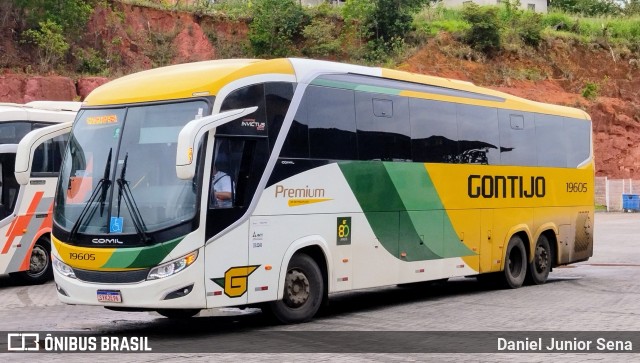 Empresa Gontijo de Transportes 19605 na cidade de Guarapari, Espírito Santo, Brasil, por Daniel Junior Sena. Número da foto: #12485859.