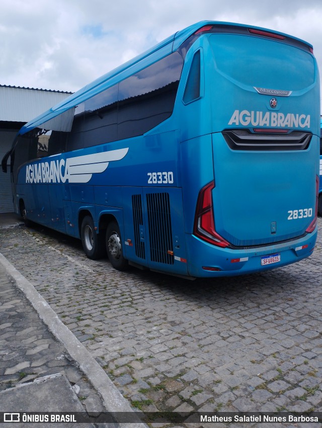 Viação Águia Branca 28330 na cidade de Ponto Belo, Espírito Santo, Brasil, por Matheus Salatiel Nunes Barbosa. Número da foto: #12483874.