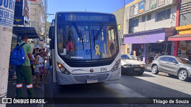Auto Ônibus Moratense 890 na cidade de Francisco Morato, São Paulo, Brasil, por Thiago de Souza. Número da foto: #12484466.