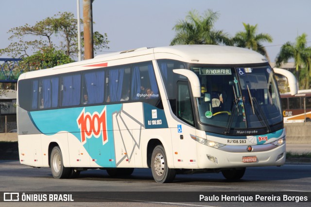 Auto Viação 1001 RJ 108.283 na cidade de Duque de Caxias, Rio de Janeiro, Brasil, por Paulo Henrique Pereira Borges. Número da foto: #12484909.