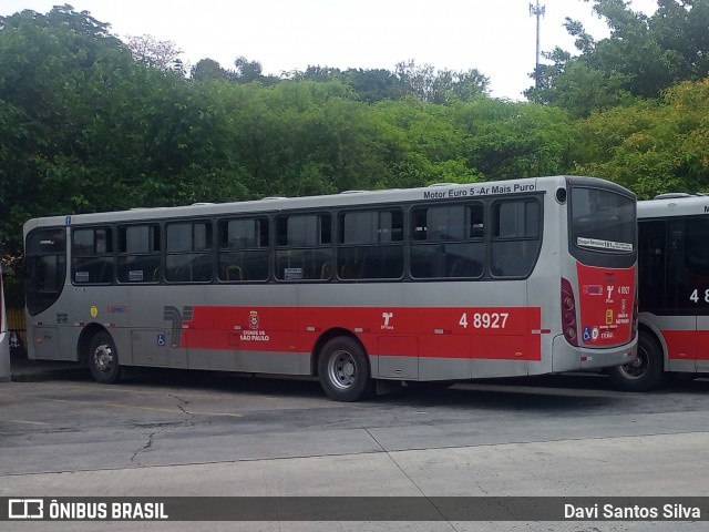 Express Transportes Urbanos Ltda 4 8927 na cidade de São Paulo, São Paulo, Brasil, por Davi Santos Silva. Número da foto: #12485435.