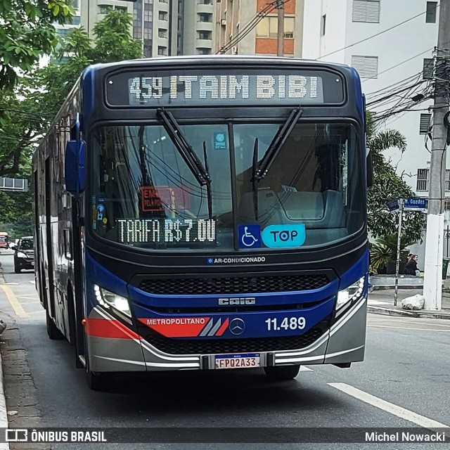 Viação Pirajuçara 11.489 na cidade de São Paulo, São Paulo, Brasil, por Michel Nowacki. Número da foto: #12485620.