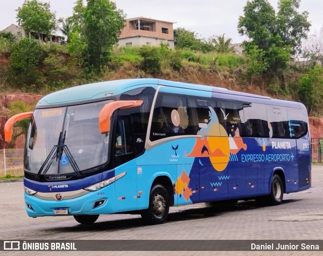 Planeta Transportes Rodoviários 2153 na cidade de Guarapari, Espírito Santo, Brasil, por Daniel Junior Sena. Número da foto: #12485663.