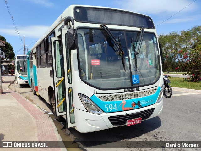 Expresso Lorenzutti 594 na cidade de Guarapari, Espírito Santo, Brasil, por Danilo Moraes. Número da foto: #12484406.