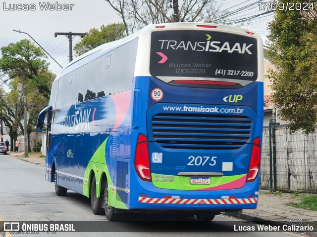 Trans Isaak Turismo 2075 na cidade de Curitiba, Paraná, Brasil, por Lucas Weber Calizario. Número da foto: #12483603.