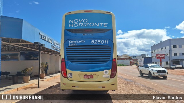 Viação Novo Horizonte 525011 na cidade de Barra da Estiva, Bahia, Brasil, por Flávio  Santos. Número da foto: #12483015.