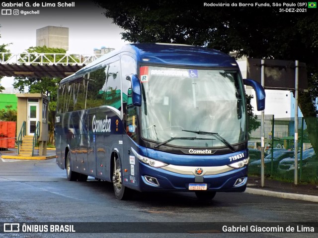 Viação Cometa 719631 na cidade de São Paulo, São Paulo, Brasil, por Gabriel Giacomin de Lima. Número da foto: #12484746.