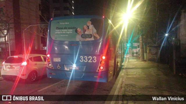 Emflotur - Empresa Florianópolis de Transportes Coletivos 3323 na cidade de Florianópolis, Santa Catarina, Brasil, por Wallan Vinicius. Número da foto: #12484069.