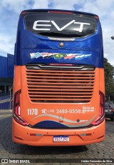 EVT Transportes 1170 na cidade de Atibaia, São Paulo, Brasil, por Helder Fernandes da Silva. Número da foto: #:id.