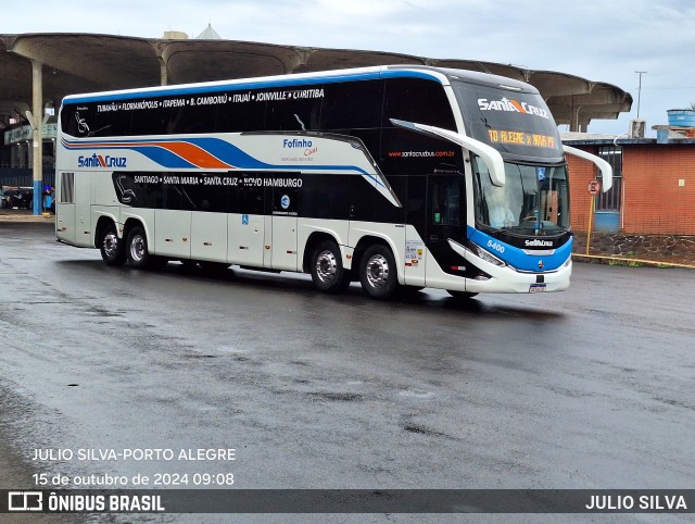 VUSC - Viação União Santa Cruz 5400 na cidade de Porto Alegre, Rio Grande do Sul, Brasil, por JULIO SILVA. Número da foto: #12486508.