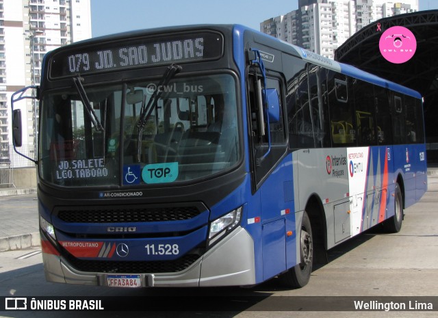 Viação Pirajuçara 11.528 na cidade de São Paulo, São Paulo, Brasil, por Wellington Lima. Número da foto: #12485987.