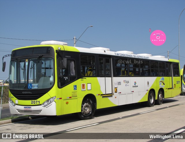 Itajaí Transportes Coletivos 2071 na cidade de Campinas, São Paulo, Brasil, por Wellington Lima. Número da foto: #12485999.