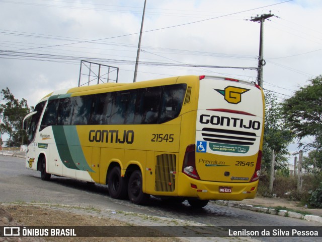 Empresa Gontijo de Transportes 21545 na cidade de Caruaru, Pernambuco, Brasil, por Lenilson da Silva Pessoa. Número da foto: #12487437.
