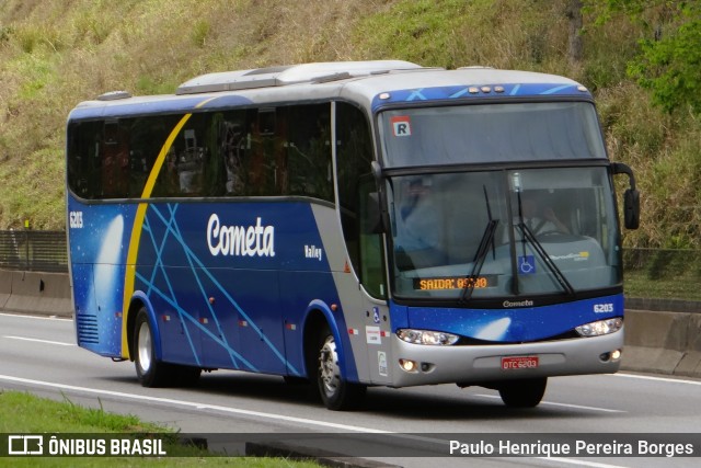 Viação Cometa 6203 na cidade de Piraí, Rio de Janeiro, Brasil, por Paulo Henrique Pereira Borges. Número da foto: #12487168.