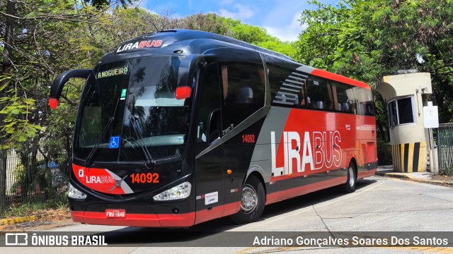 Lirabus 14092 na cidade de São Paulo, São Paulo, Brasil, por Adriano Gonçalves Soares Dos Santos. Número da foto: #12485906.