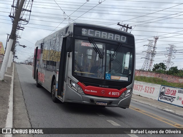 Express Transportes Urbanos Ltda 4 8073 na cidade de São Paulo, São Paulo, Brasil, por Rafael Lopes de Oliveira. Número da foto: #12486292.