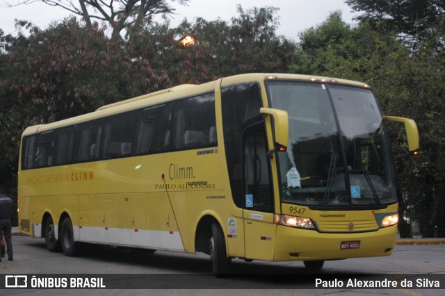 Viação Itapemirim 9547 na cidade de São Paulo, São Paulo, Brasil, por Paulo Alexandre da Silva. Número da foto: #12487474.
