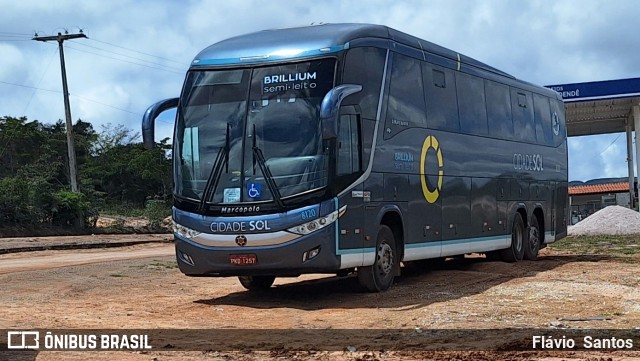 Viação Cidade Sol 8120 na cidade de Ibicoara, Bahia, Brasil, por Flávio  Santos. Número da foto: #12486236.