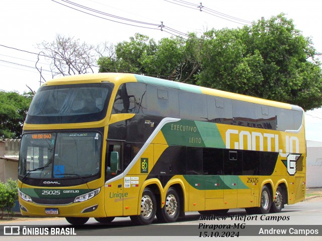 Empresa Gontijo de Transportes 25025 na cidade de Pirapora, Minas Gerais, Brasil, por Andrew Campos. Número da foto: #12487084.