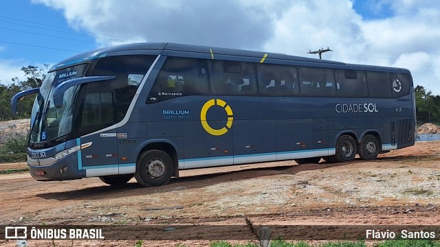 Viação Cidade Sol 8120 na cidade de Ibicoara, Bahia, Brasil, por Flávio  Santos. Número da foto: #12486246.