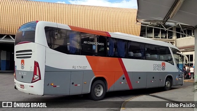 Viação Cidade do Aço RJ 174.037 na cidade de Rio de Janeiro, Rio de Janeiro, Brasil, por Fábio Paixão. Número da foto: #12486256.