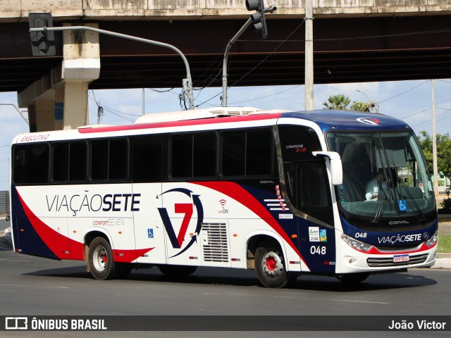 Viação Sete 048 na cidade de Teresina, Piauí, Brasil, por João Victor. Número da foto: #12486752.