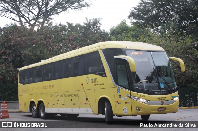Viação Itapemirim 8901 na cidade de São Paulo, São Paulo, Brasil, por Paulo Alexandre da Silva. Número da foto: #12487450.