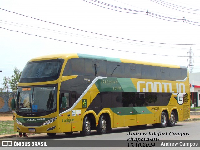 Empresa Gontijo de Transportes 25025 na cidade de Pirapora, Minas Gerais, Brasil, por Andrew Campos. Número da foto: #12487083.