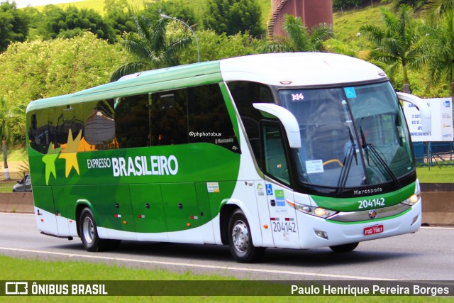 Expresso Brasileiro 204142 na cidade de Piraí, Rio de Janeiro, Brasil, por Paulo Henrique Pereira Borges. Número da foto: #12488986.