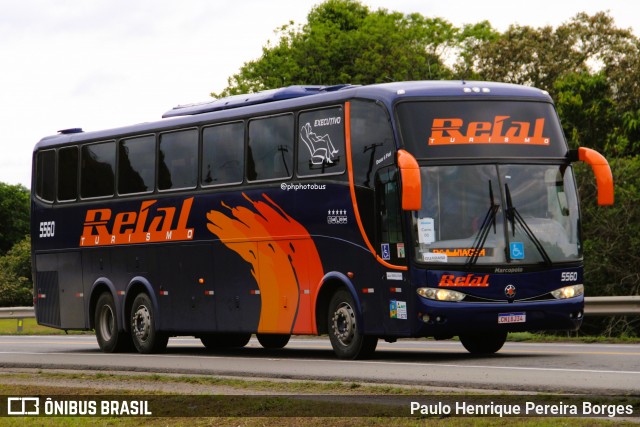 Reial Turismo 5560 na cidade de Barra do Piraí, Rio de Janeiro, Brasil, por Paulo Henrique Pereira Borges. Número da foto: #12489036.