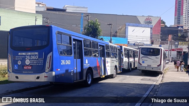 Auto Ônibus Moratense 26.060 na cidade de Francisco Morato, São Paulo, Brasil, por Thiago de Souza. Número da foto: #12488224.