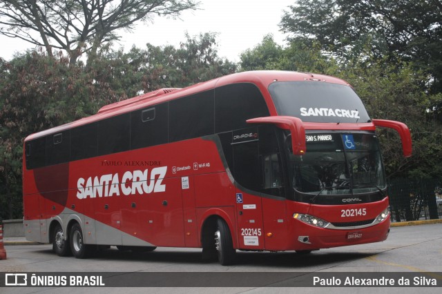 Viação Santa Cruz 202145 na cidade de São Paulo, São Paulo, Brasil, por Paulo Alexandre da Silva. Número da foto: #12489100.