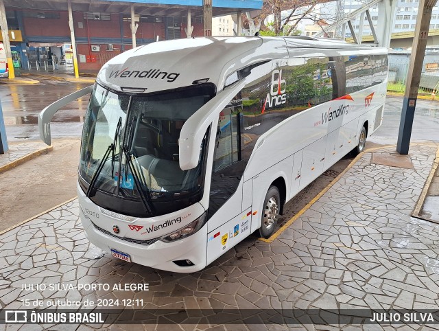 Wendling Transportes Coletivos 12050 na cidade de Porto Alegre, Rio Grande do Sul, Brasil, por JULIO SILVA. Número da foto: #12488282.