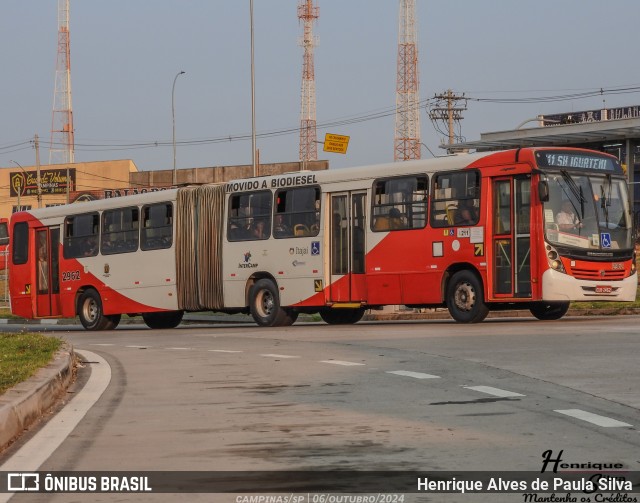 Itajaí Transportes Coletivos 2962 na cidade de Campinas, São Paulo, Brasil, por Henrique Alves de Paula Silva. Número da foto: #12489603.