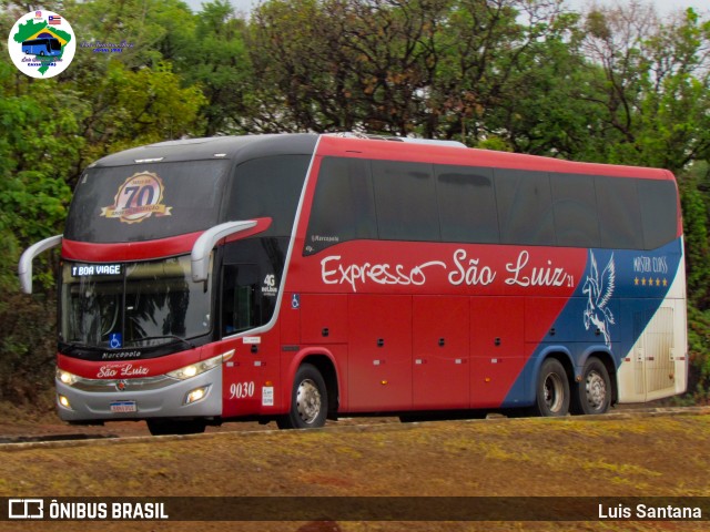 Expresso São Luiz 9030 na cidade de Brasília, Distrito Federal, Brasil, por Luis Santana. Número da foto: #12487849.