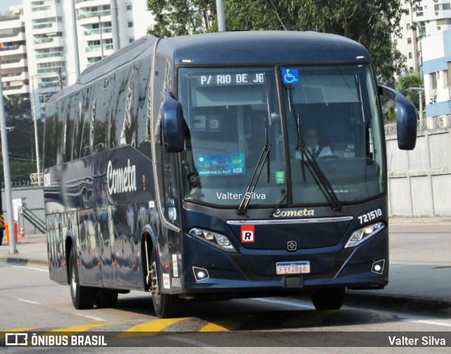 Viação Cometa 721510 na cidade de Rio de Janeiro, Rio de Janeiro, Brasil, por Valter Silva. Número da foto: #12488624.