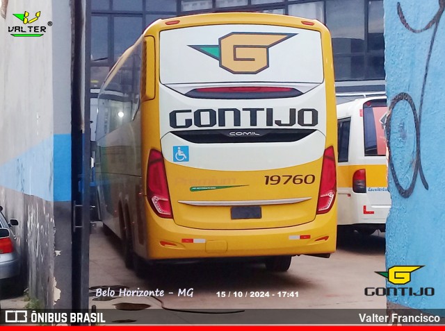 Empresa Gontijo de Transportes 19760 na cidade de Belo Horizonte, Minas Gerais, Brasil, por Valter Francisco. Número da foto: #12488652.