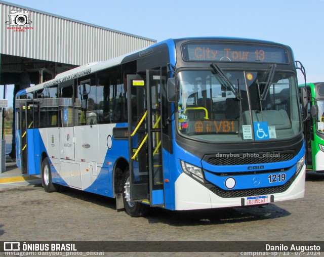 VB Transportes e Turismo 1219 na cidade de Campinas, São Paulo, Brasil, por Danilo Augusto. Número da foto: #12490018.