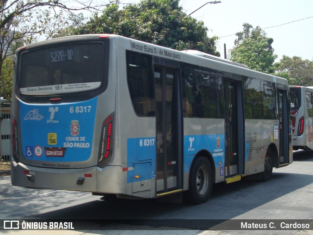 Cooper Líder > A2 Transportes 6 8317 na cidade de São Paulo, São Paulo, Brasil, por Mateus C.  Cardoso. Número da foto: #12492123.