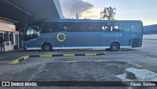 Viação Cidade Sol 8710 na cidade de Cruz das Almas, Bahia, Brasil, por Flávio  Santos. Número da foto: #12490656.