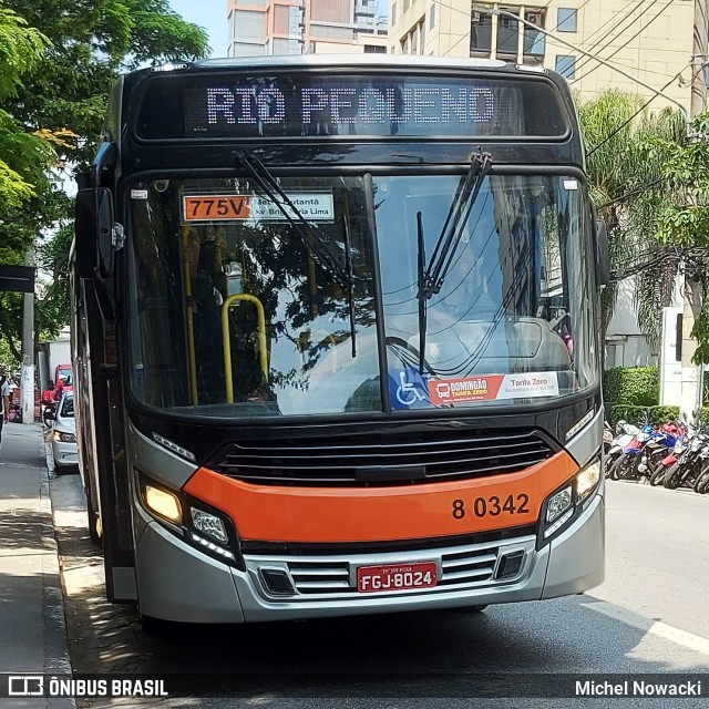TRANSPPASS - Transporte de Passageiros 8 0342 na cidade de São Paulo, São Paulo, Brasil, por Michel Nowacki. Número da foto: #12492214.