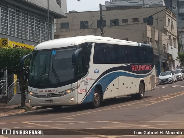 Reunidas Transportes Coletivos 32202 na cidade de Seara, Santa Catarina, Brasil, por Luís Gabriel H. Macedo. Número da foto: #12490594.