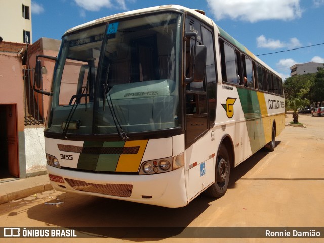 Empresa Gontijo de Transportes 3155 na cidade de Virgem da Lapa, Minas Gerais, Brasil, por Ronnie Damião. Número da foto: #12491823.