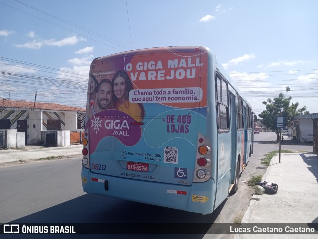 Rota Sol > Vega Transporte Urbano 35212 na cidade de Fortaleza, Ceará, Brasil, por Lucas Caetano. Número da foto: #12490108.
