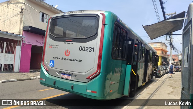 Auto Viação Urubupungá 00231 na cidade de Osasco, São Paulo, Brasil, por Lucas Kevin. Número da foto: #12490416.