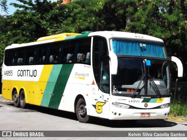 Empresa Gontijo de Transportes 14955 na cidade de São Paulo, São Paulo, Brasil, por Kelvin Silva Caovila Santos. Número da foto: #12490634.