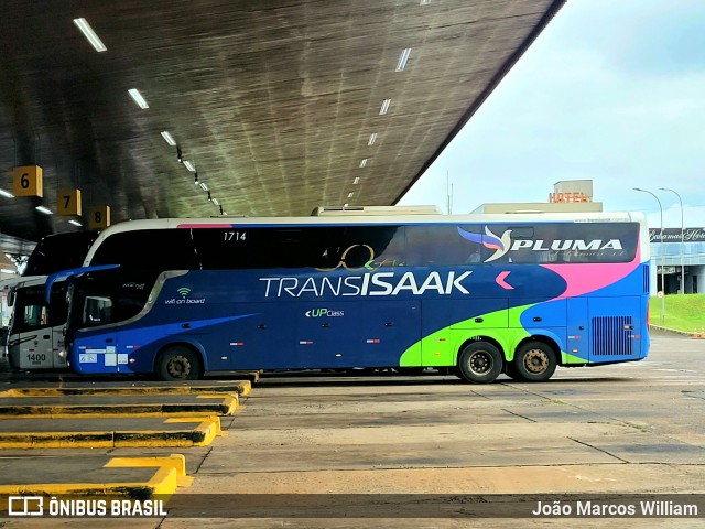 Trans Isaak Turismo 1714 na cidade de Foz do Iguaçu, Paraná, Brasil, por João Marcos William. Número da foto: #12491858.